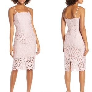 Bardot lina lace dress